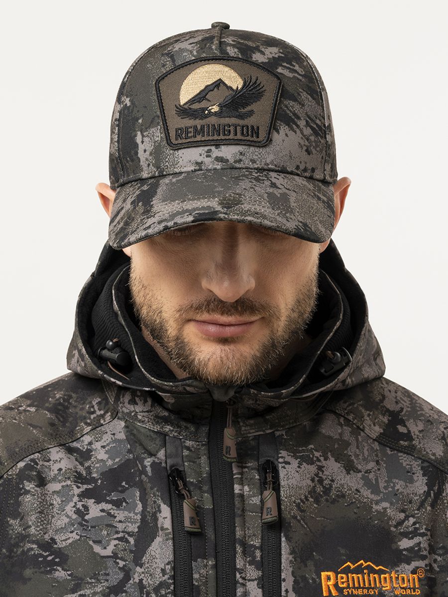 Кепка Remington Baseball Cap цвет Black Camo один размер подходит всем